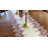 Mauve Rose Jacquard Peacock Tail European Lace Table Runner-986602032