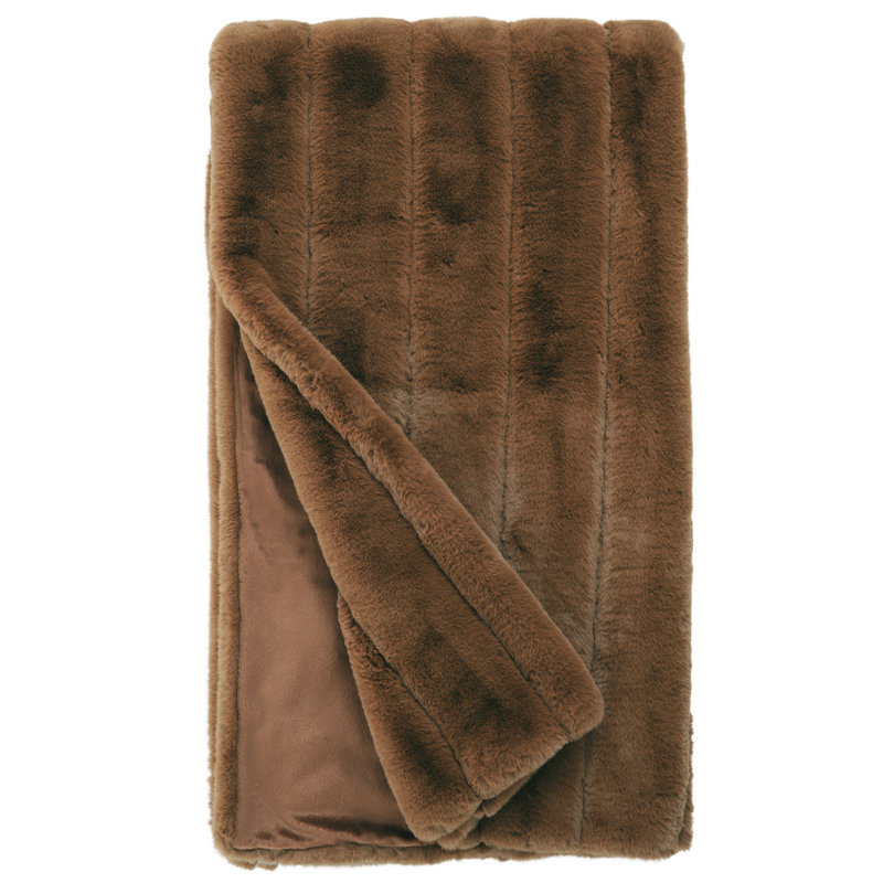 Faux Fur Posh Throw