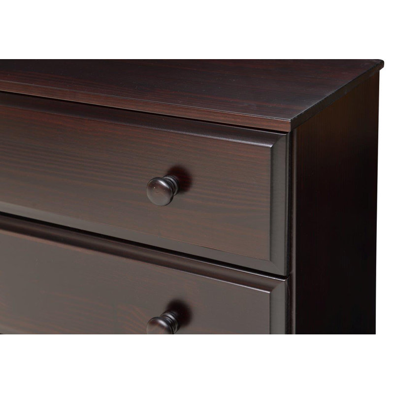 Commode 3 tiroirs Alayna, Cappuccino