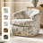 Loki 31.25"W Farmhouse Upholstered Fully Assembled Swivel Barrel Chair-507563497
