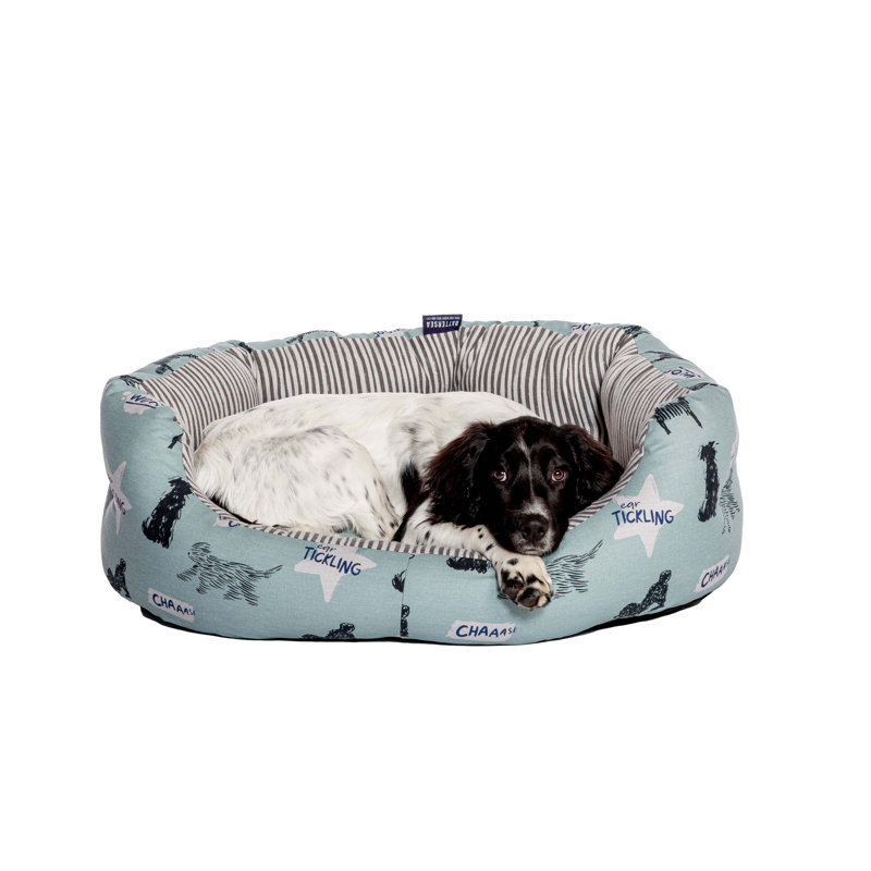 Battersea Playful Dogs Deluxe Slumber Bed, Large (38cm H x 102cm W x 86cm D)