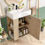Ensemble de meuble-lavabo simple 21,6 po avec dessus en céramique Lorimar-2088653085-2088653087