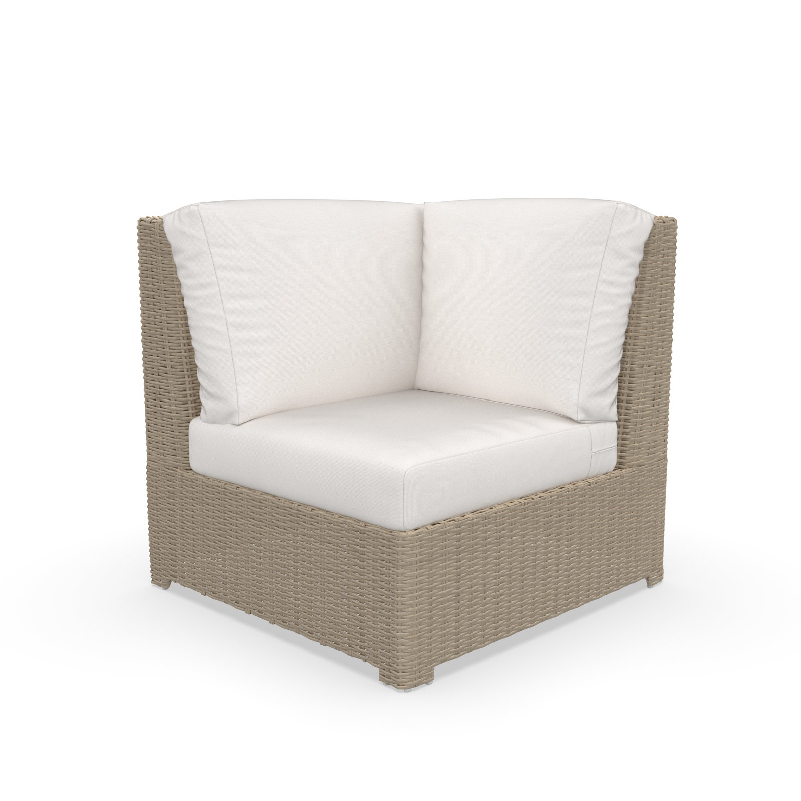 Henri Corner Chair, Canvas Natural