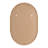 Alby Metal Oval Wall Mirror