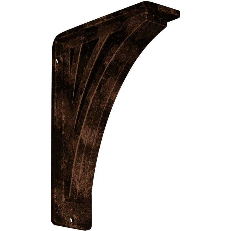 Support en fer forgé Nevio, Cuivre antique, H 8 po x l 2 po x P 5,5 po
