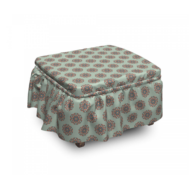 Housse pour repose-pieds hexagonal effects
