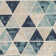 Tapis turquoise / beige Arelia