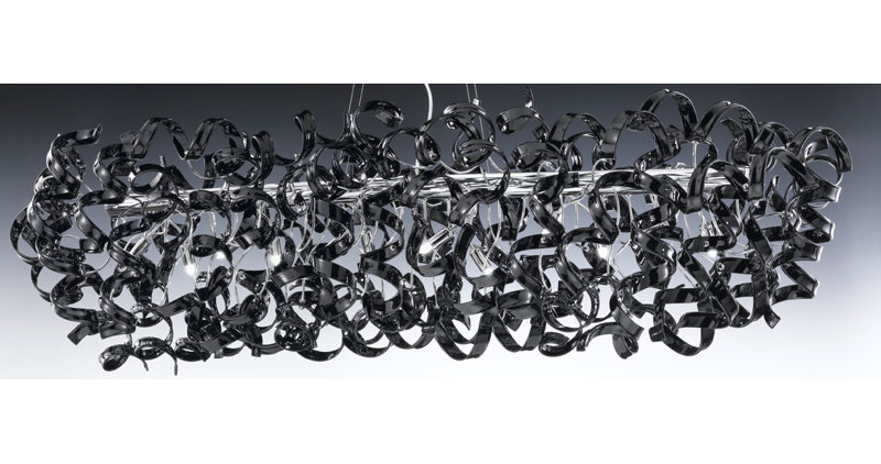Astro 12 Light Design Pendant, Black