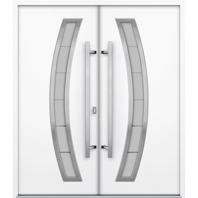 Deux portes d'entrée à l'avant