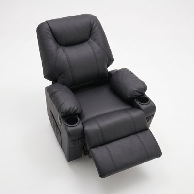 Fauteuil inclinable électrique pour enfants, canapé inclinable électrique en similicuir pour enfants de 5 à 12 ans, mini fauteuil inclinable pour garçons et filles plus âgés