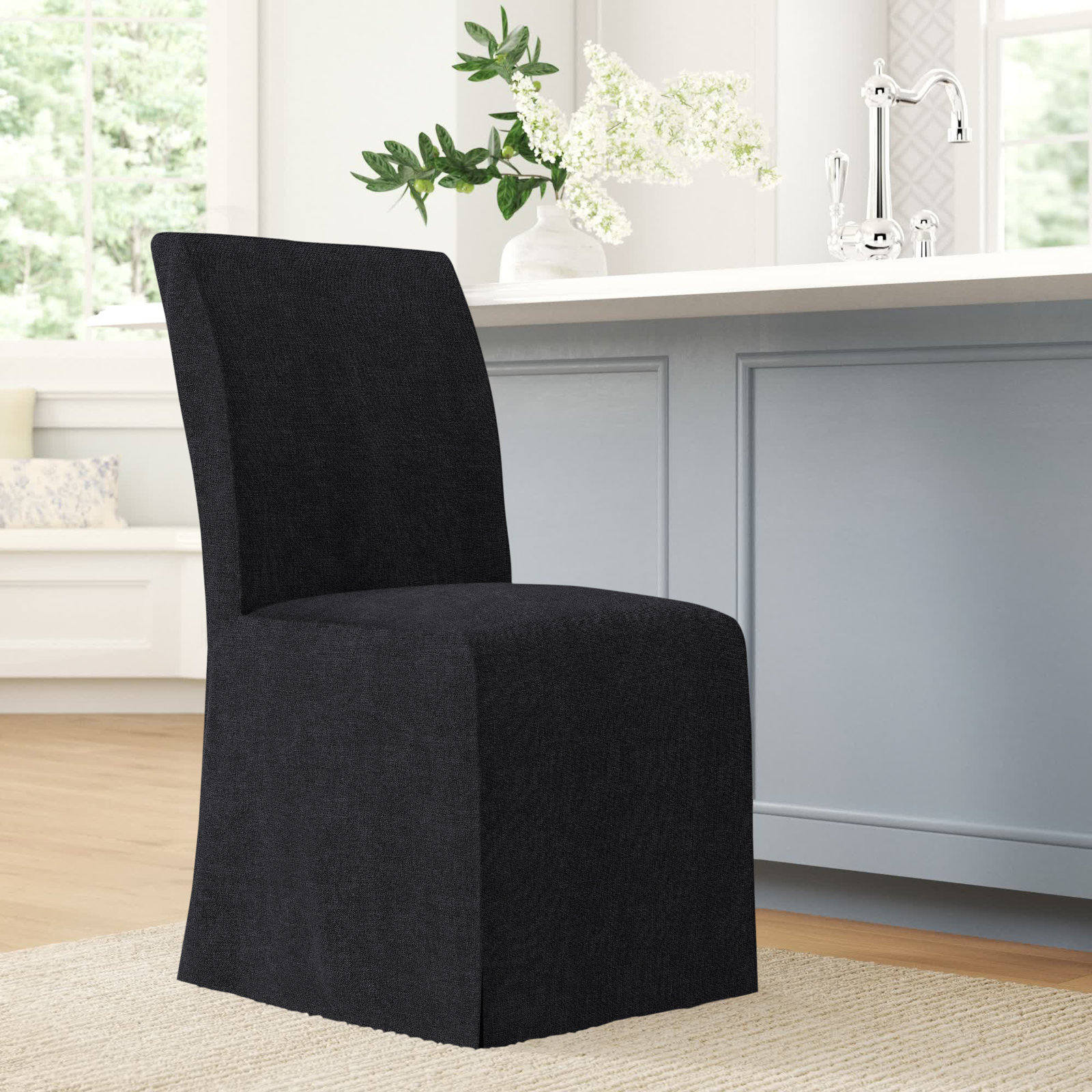 Sumatra Parsons Dining Chair, Zuma Caviar