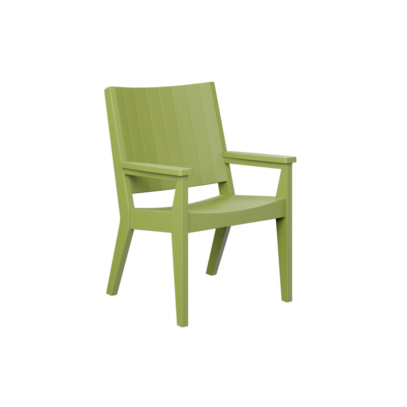 Chaise de salle à manger d'extérieur Mayhew, Vert kiwi