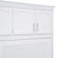Grand lit escamotable avec armoires de rangement et tablettes-105490573