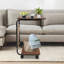 Table d'appoint en forme de C avec roulettes de frein-378688972-378688974