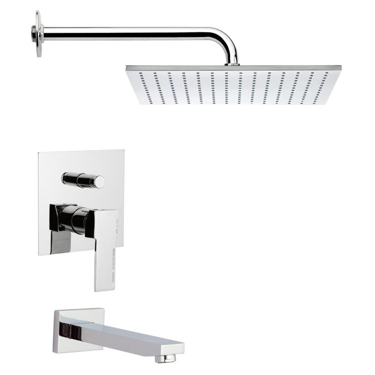 Robinet inverseur de baignoire et de douche avec valve Peleo