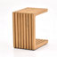 Table d'appoint d'extérieur en teck 16 po Perina