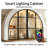 63" W Pantry Cabinet With Arched Huttch