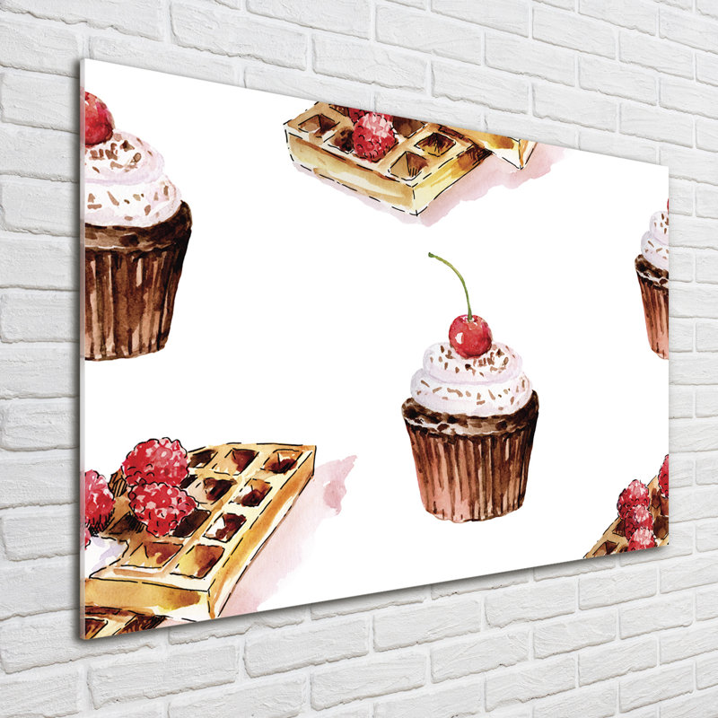 Dessert - No Frame Print on Glass