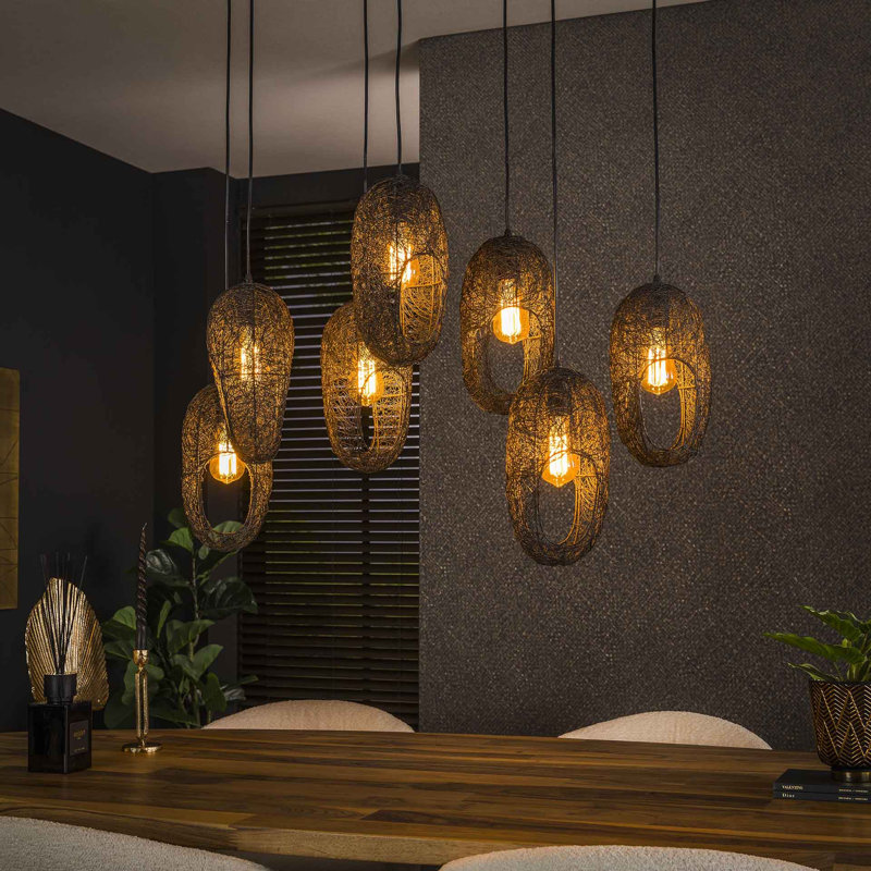 Rumney 7 - Light Kitchen Island Pendant