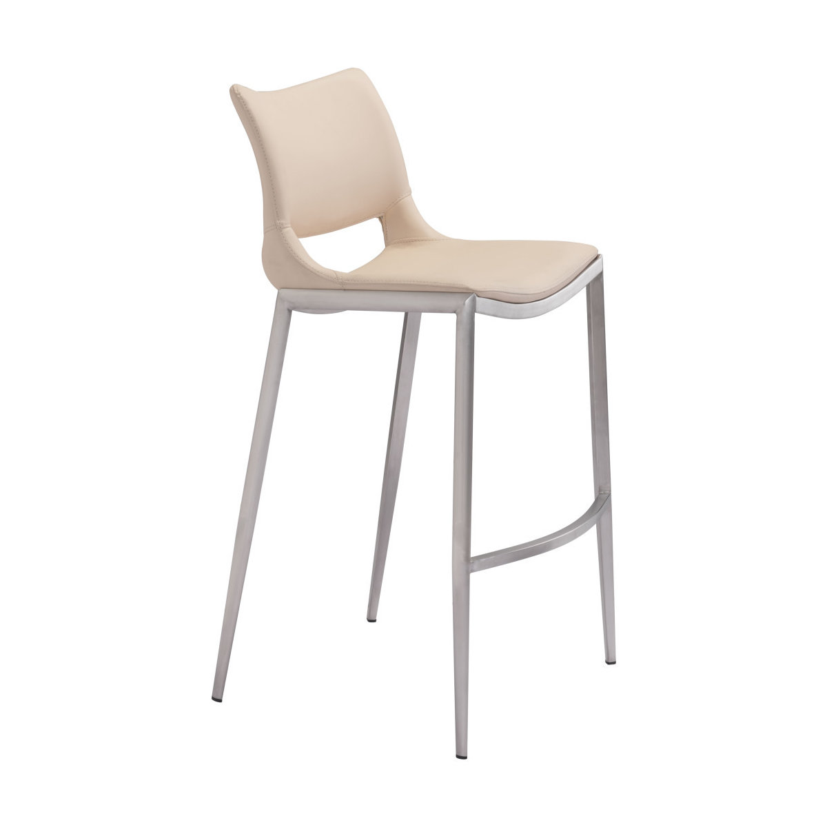 HomeRoots Swivel Bar Chair - Thumbnail 2