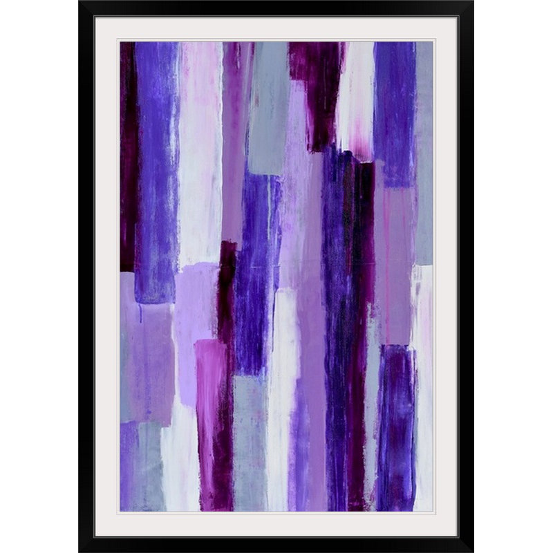 «Passions» par Frisco, impression, Cadre noir, H 32 po x l 24 po x P 1 po