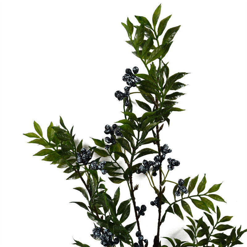 Plastic, Silk Berry Spray Arrangement