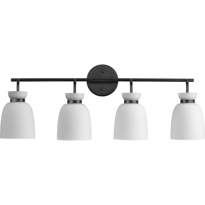 Lexie Dimmable Vanity Light, Matte Black, 4