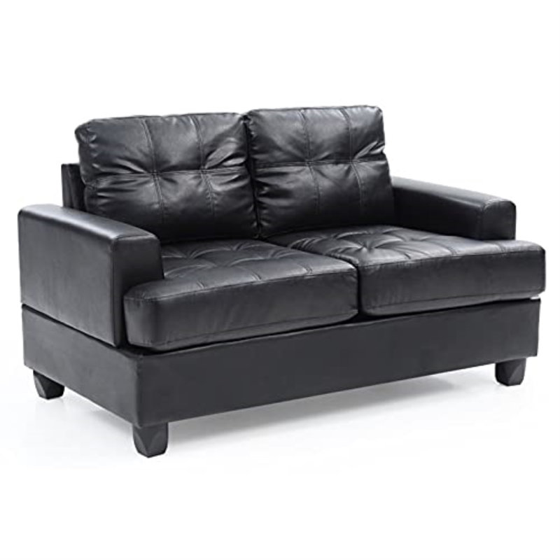 Causeuse Sandridge G583A-L, NOIR