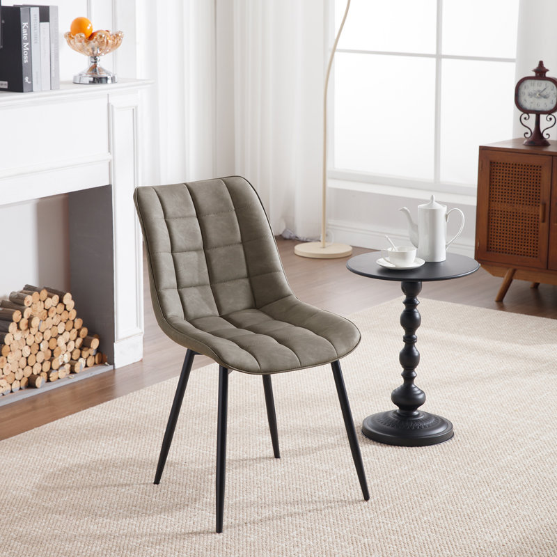 Vassar 46.5cm H Upholstered Side Chair, Taupe