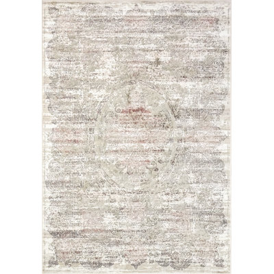 Tapis beige / gris Karlee