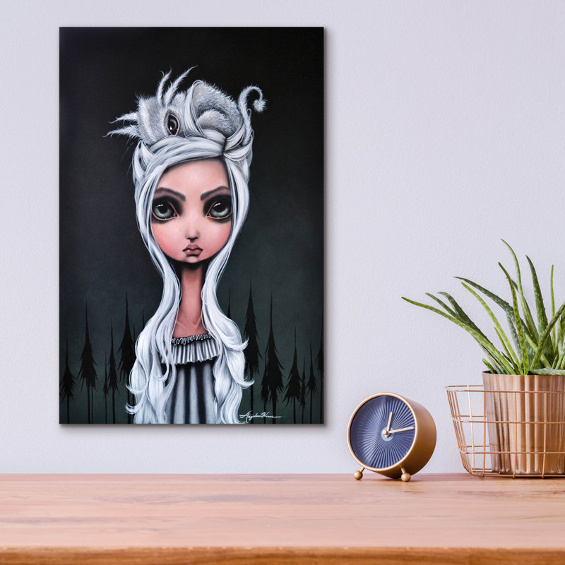 Art mural en verre Winston Porter «Imogen» par Angelina Wrona, H 16 po x l 12 po x P 0,13 po