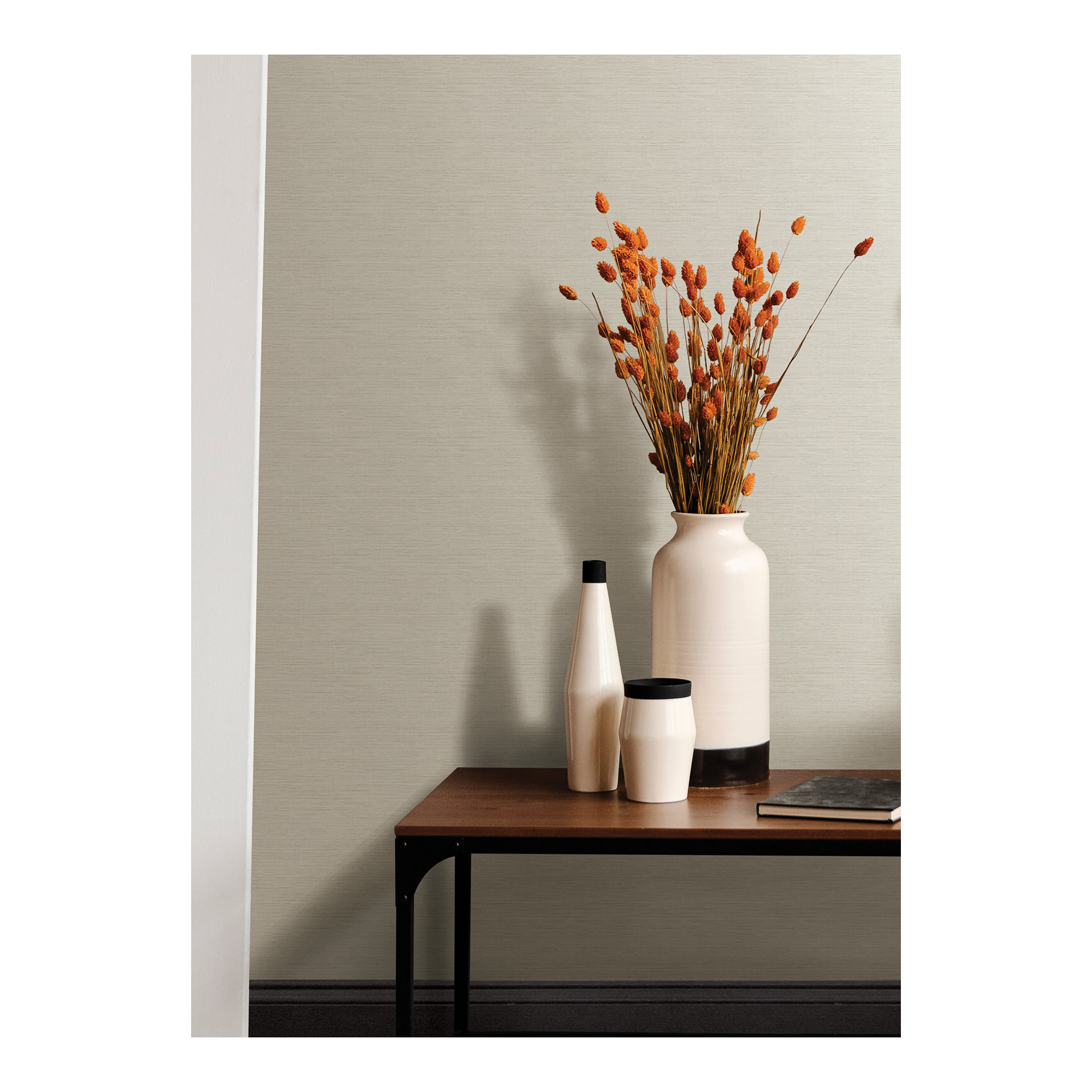Agave Floral Wallpaper, Beige