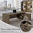 Executive L-Shaped Office Desk With Integrated Storage & Ergonomic Design-422880704