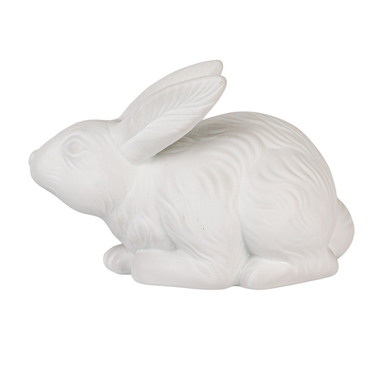Lampe en forme de lapin en grès avec interrupteur en ligne