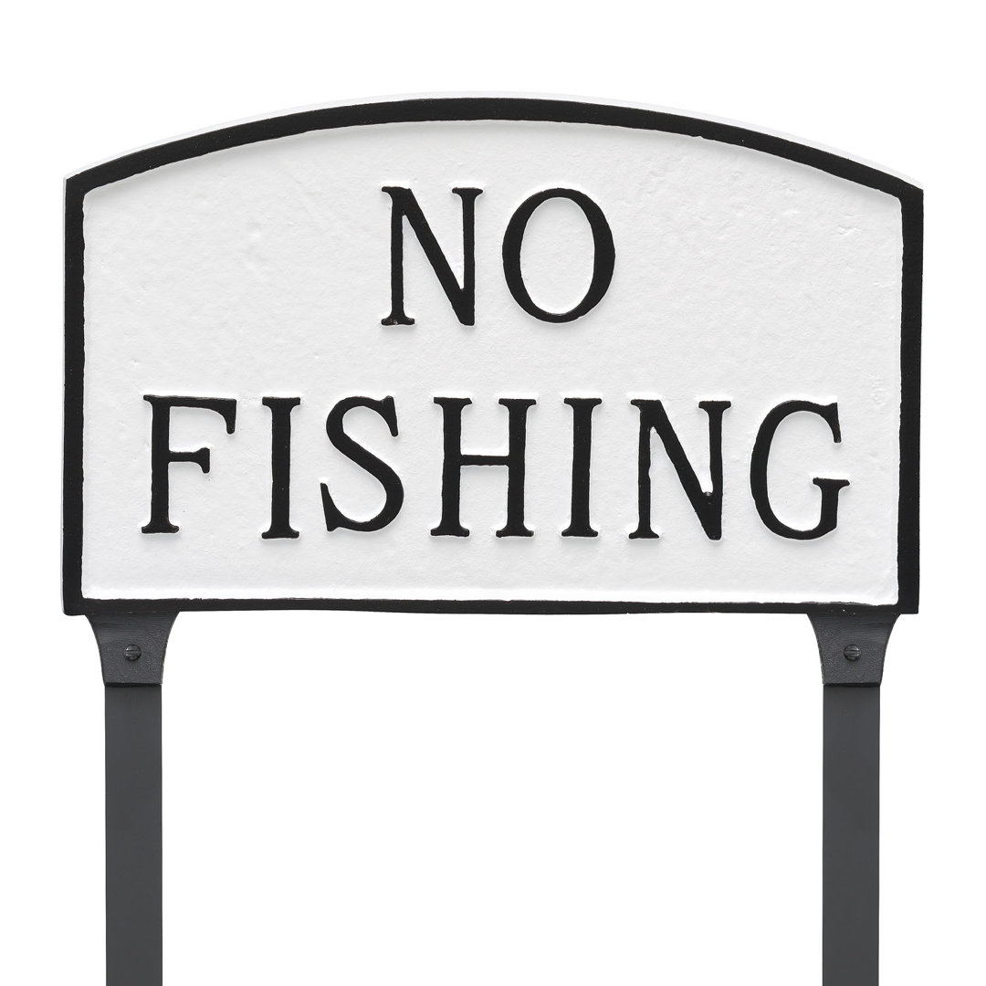 Weather Resistant Metal Garden Sign Red Barrel Studio® 