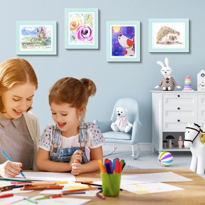 Akoon Kids Art Picture Frame Painting Front Open Shadow Box
