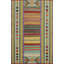 Striped Wool Kilim Oriental Area Rug 6x8