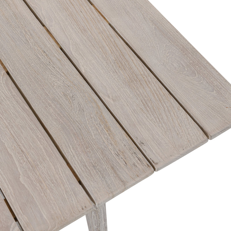 Dawn 55" Outdoor Coffee Table, Gray Matte
