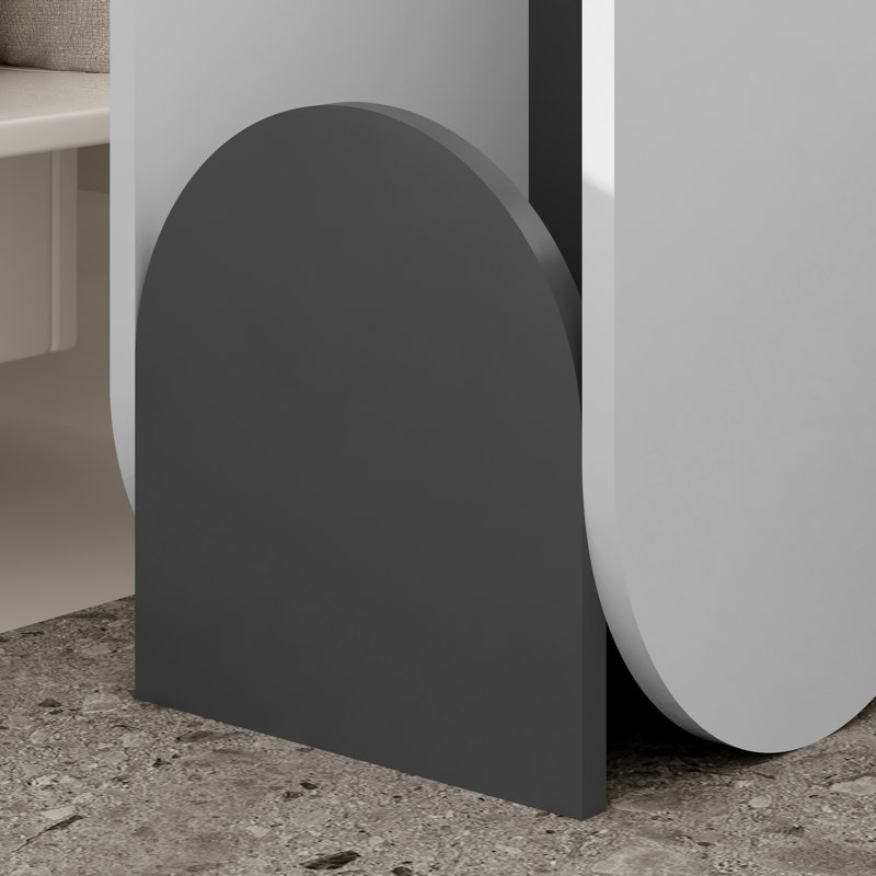 Chaniyah 12.6'' W Nightstand, Gray