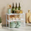 Ensemble de 2 organisateurs de tablettes extensibles, comptoir de cuisine et support à épices pour garde-manger et armoire-1336155204-1336155205