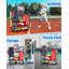 Organisateur de matériel de tennis avec roulettes