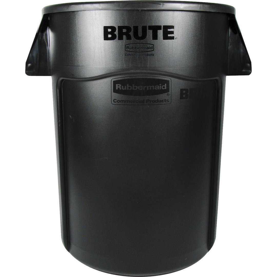 Rubbermaid® Commercial Vented Round Brute® Contain Plastic Open Kitchen Trash Can - 44 Gallons Rubbermaid Commercial Products 