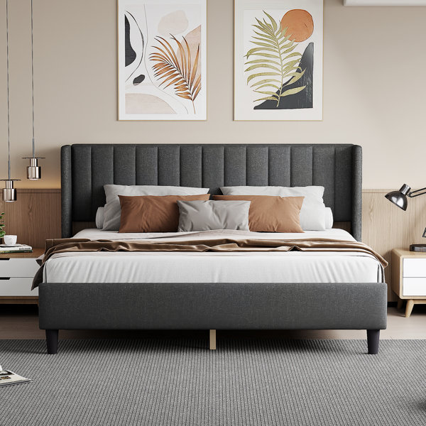 Ebern Designs Kunihiko Upholstered Platform Bed | Wayfair