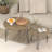 27.56'' Round Nesting Coffee Table Set Of 2, Circular Nesting End Table Set, Round Wooden Tabletop, And Sturdy Metal Base For Living Room, Bedroom-774843583