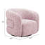 Chaise pivotante raffiner Tweed rose