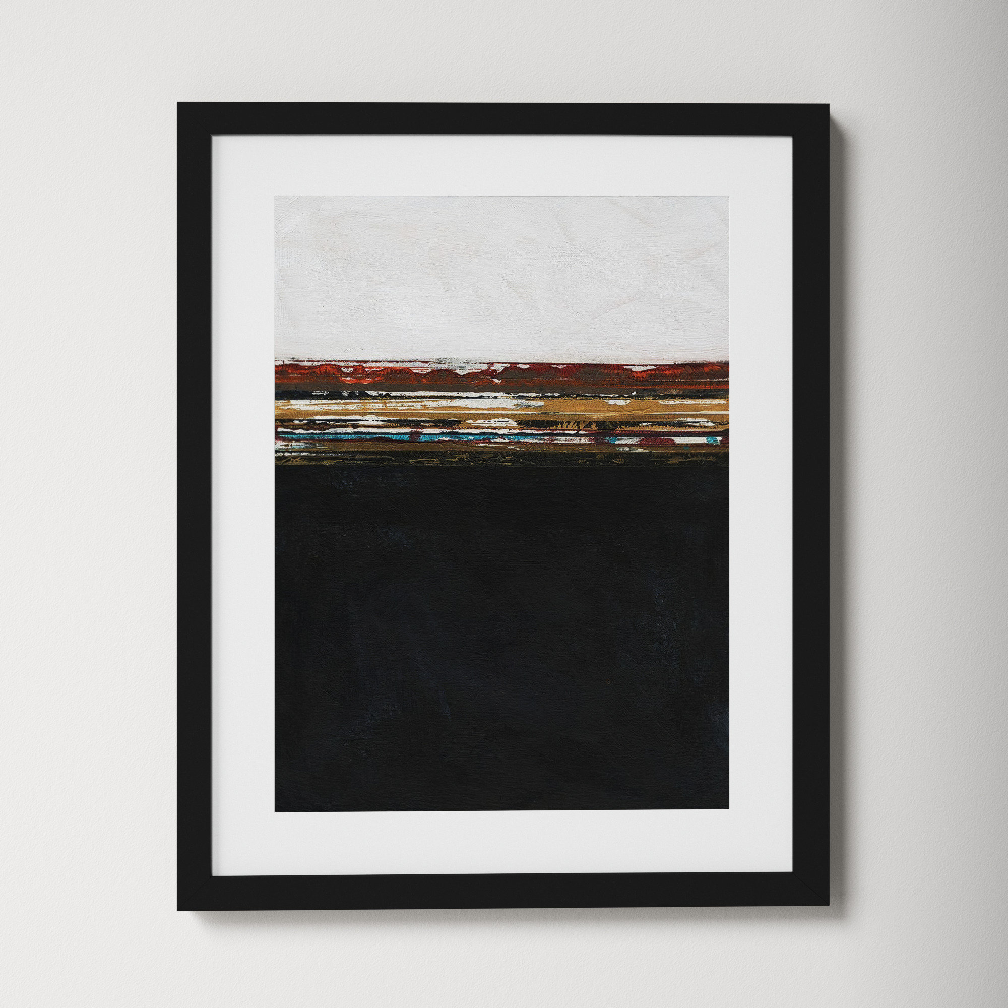 A Sense Of Space I by Jodi Fuchs, 21.12" H x 17.12" W x 0.88" D, Black Framed Paper