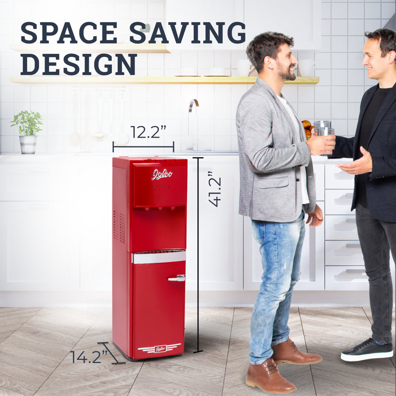 Distributeur de refroidisseur d'eau Igloo Retro, Rouge