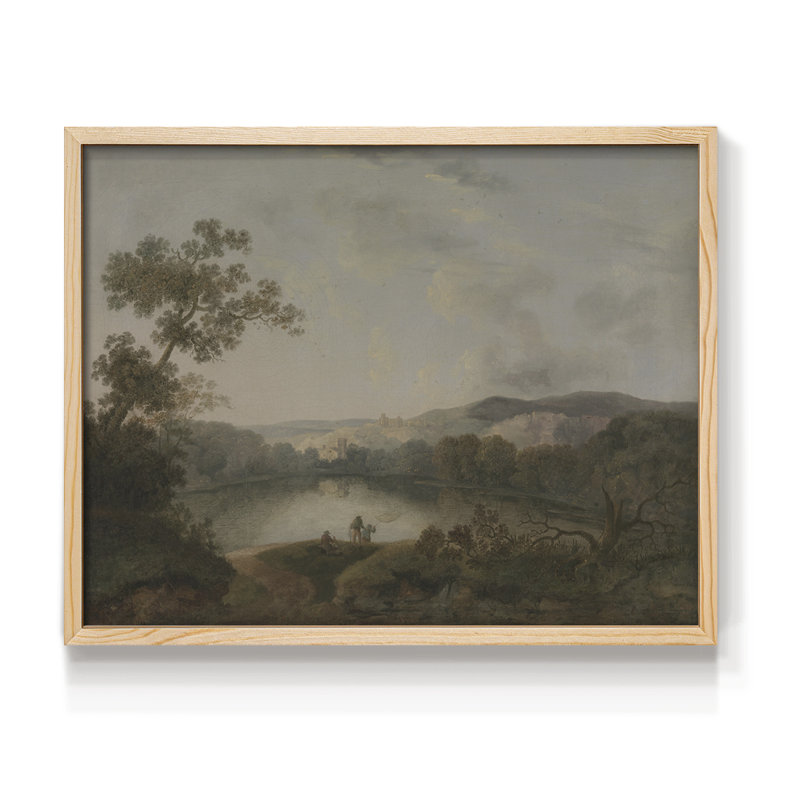 Paysages rétro-CCIX - reproduction encadrée, Naturel, H 22 po x l 28 po