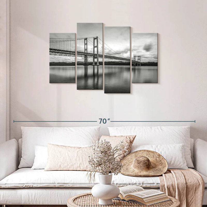 Pont Tacoma monochrome, H 27 po x l 43 po