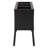 3-Section Wicker Raised Planter - Black